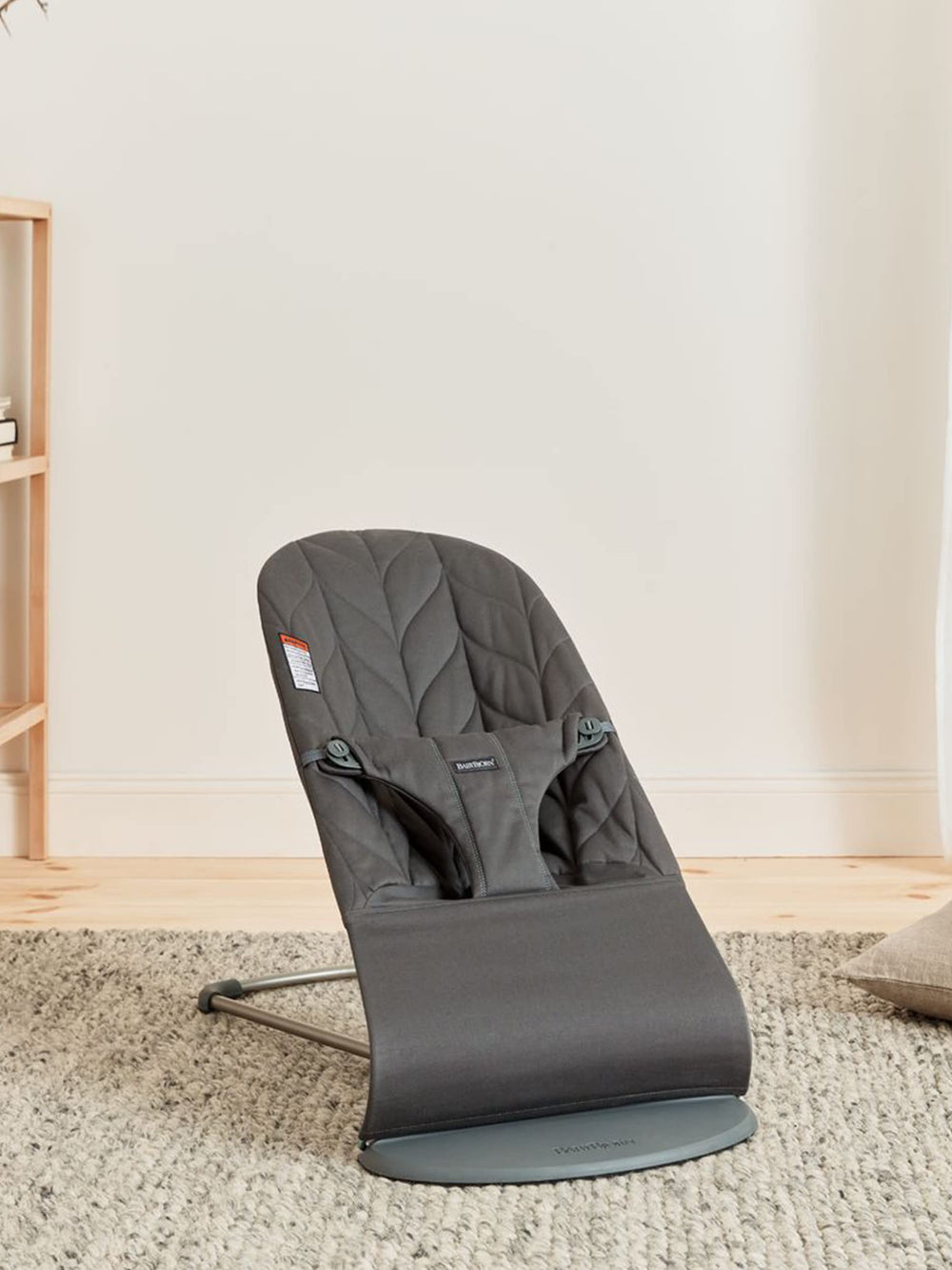 Petal Quilt cover adds cozy texture and soft color to nursery moments.