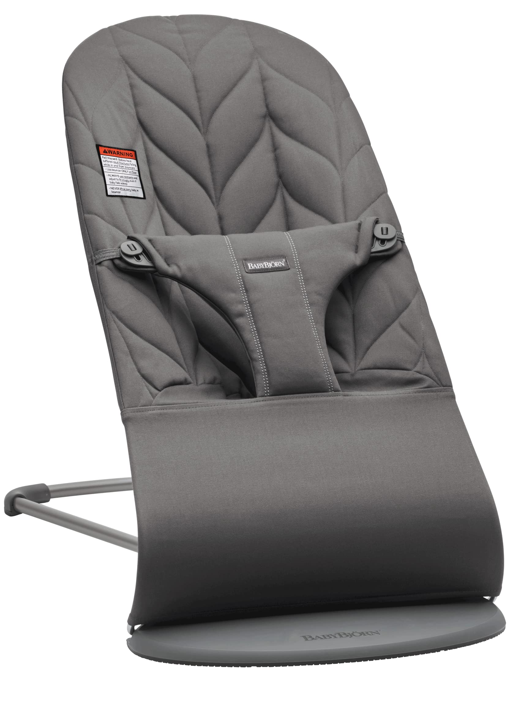 BabyBjörn Bouncer Bliss rocking motion soothes baby and invites exploration.