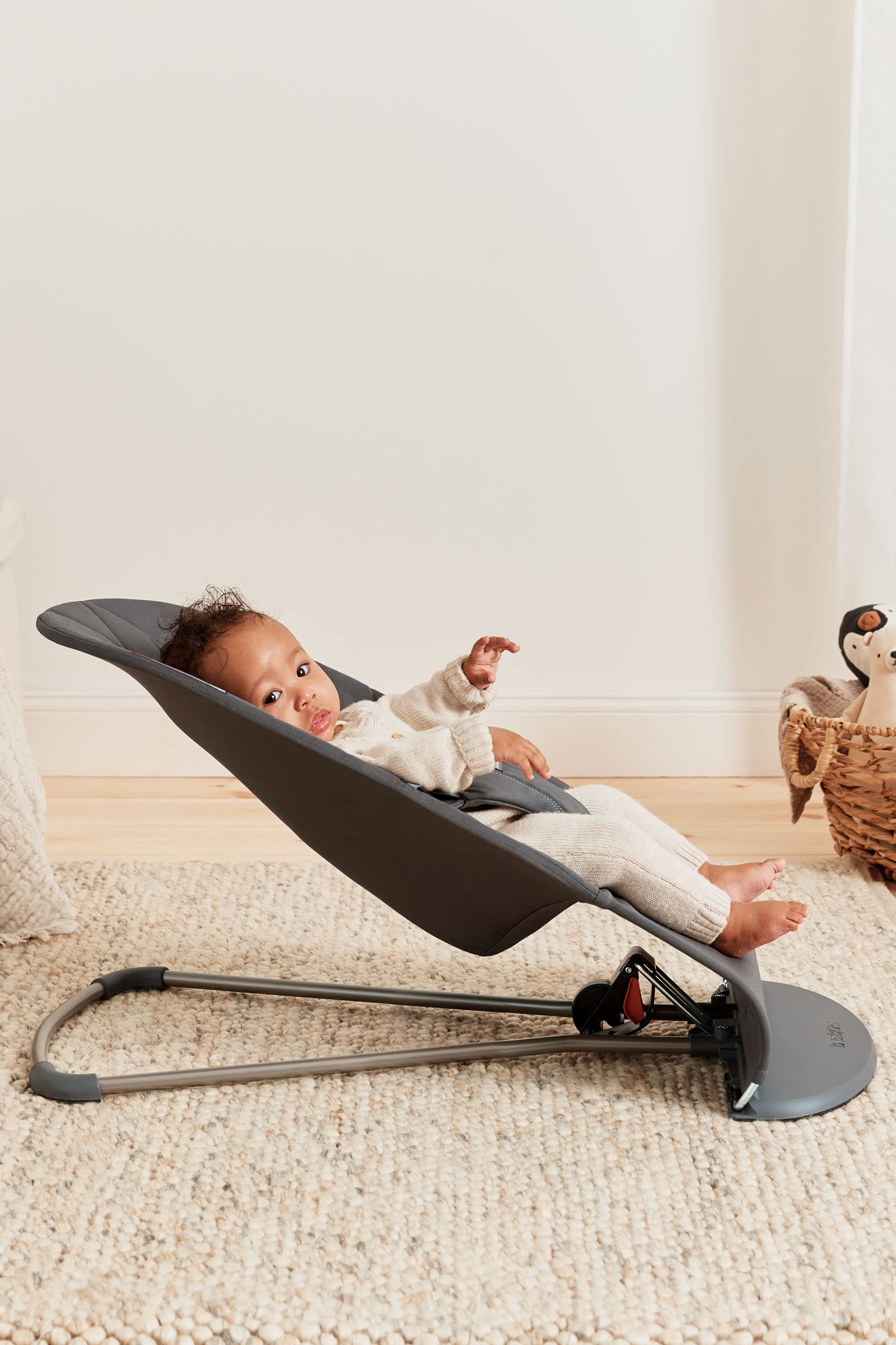 2-in-1 design converts to a toddler chair for growing comfort.