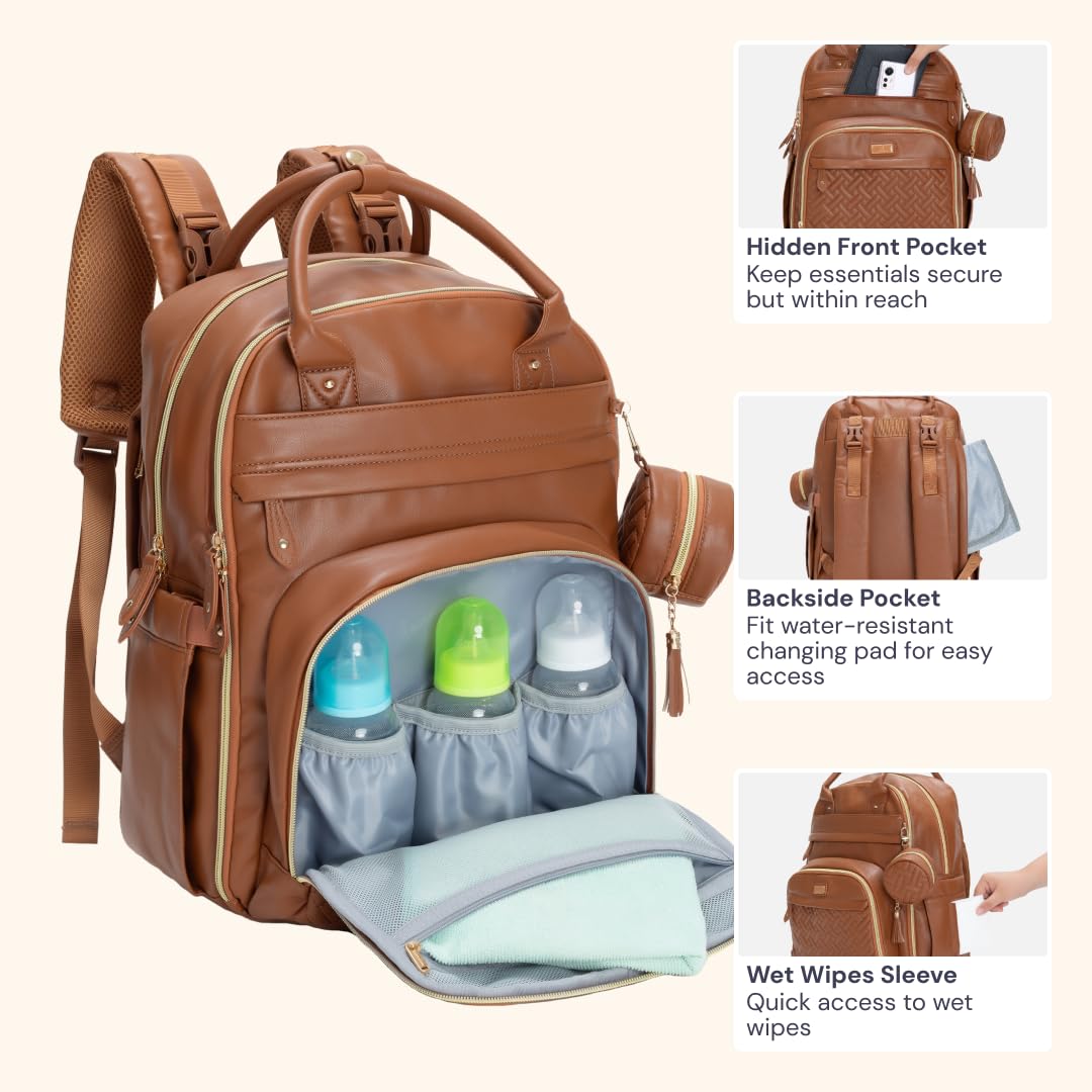 BabbleRoo bag laptop compartment fits up to 15.6 inch device