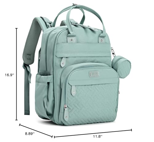 BabbleRoo sage-green design doubles as a versatile everyday bag
