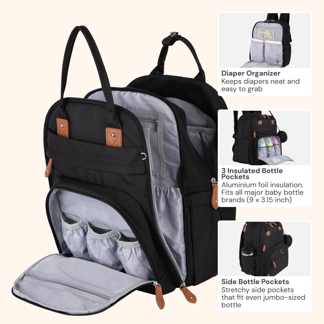 BabbleRoo cushioned shoulder straps reduce shoulder strain during long days.