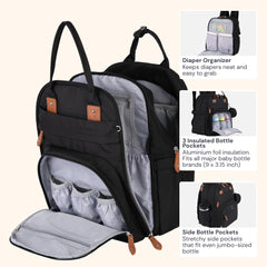 BabbleRoo cushioned shoulder straps reduce shoulder strain during long days.