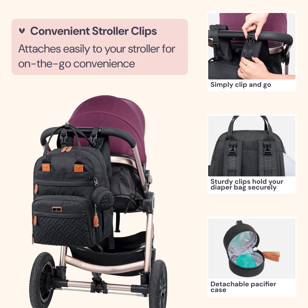 BabbleRoo back panel and straps provide comfortable ergonomic support