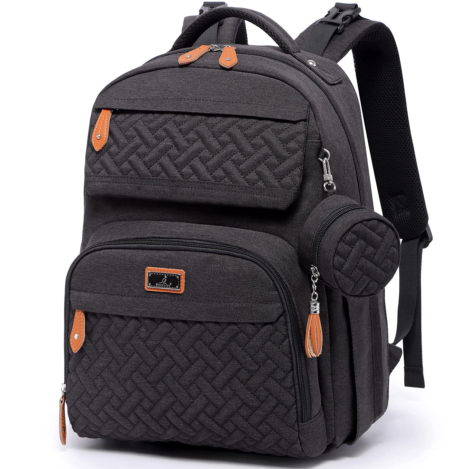 BabbleRoo diaper bag backpack with 26L capacity for family on the go
