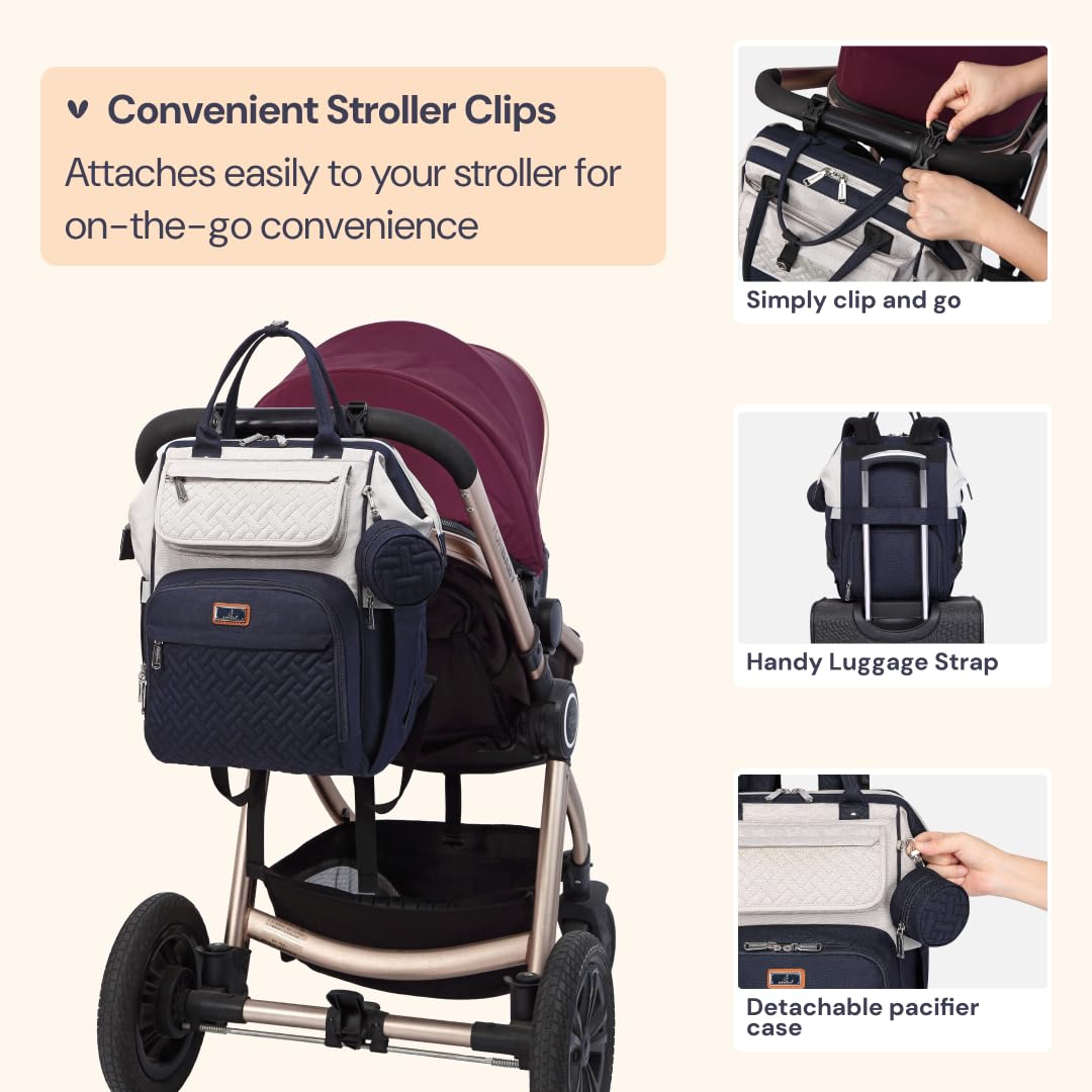 BabbleRoo durable tear-resistant fabric in stone gray blue for long-lasting outdoor use.