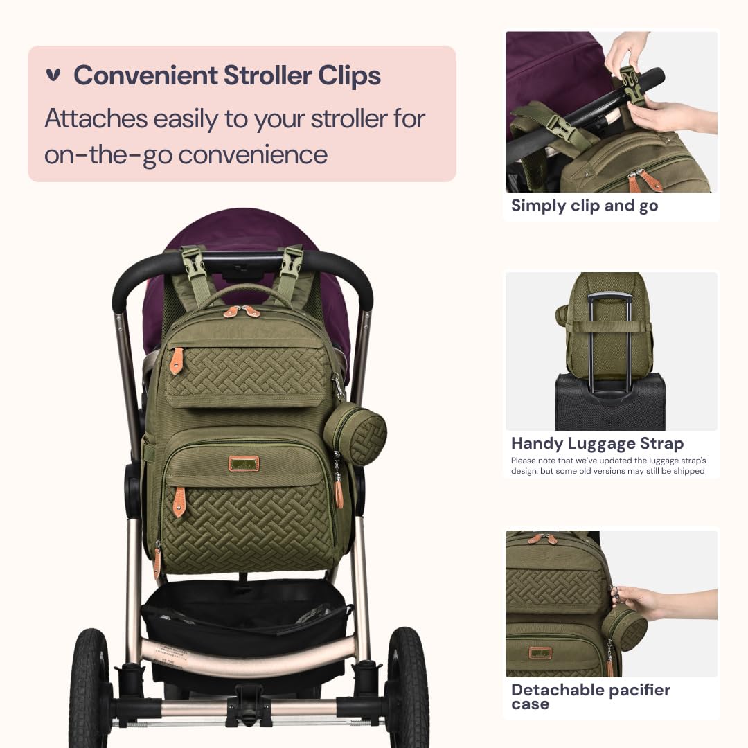 BabbleRoo cushioned straps and back panel distribute weight for comfort.