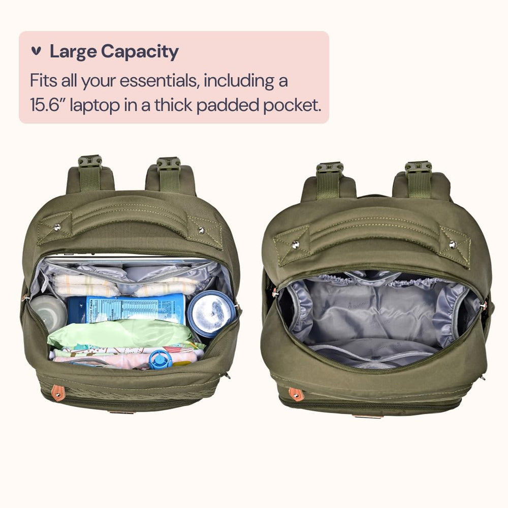 BabbleRoo wipes pocket keeps essentials accessible during quick changes.