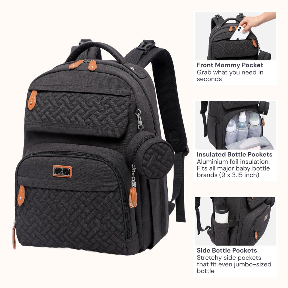 BabbleRoo wipes pocket for quick cleanups