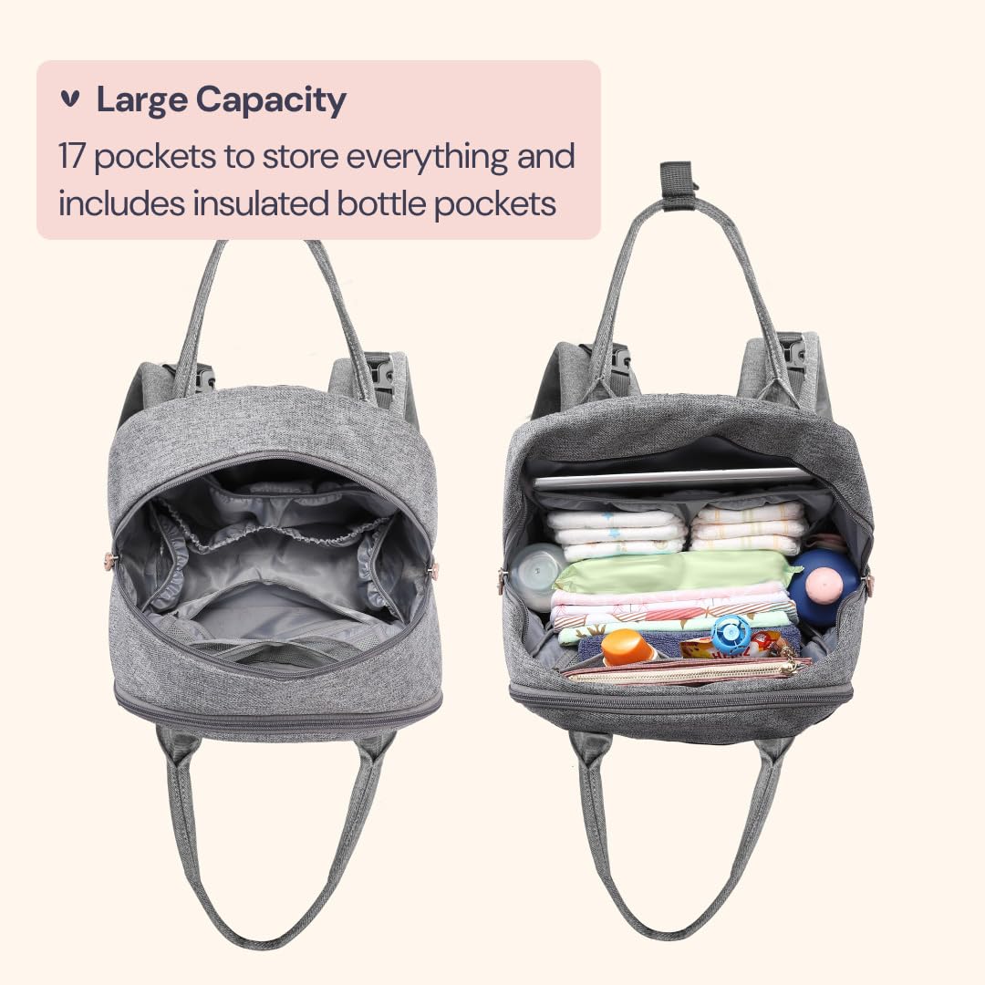 BabbleRoo changing mat folded flat for quick diaper changes anywhere.