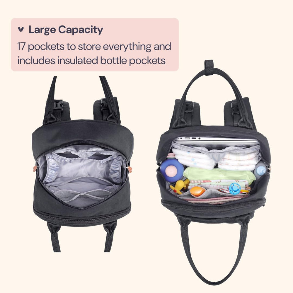 BabbleRoo changing pad neatly folded inside for on the go changes