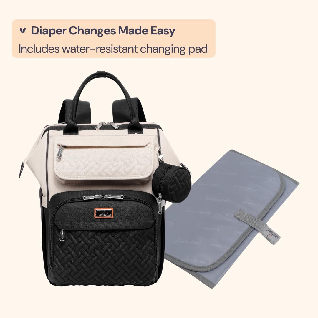 Dedicated pocket fits tablets and laptops up to 15.6 inches.