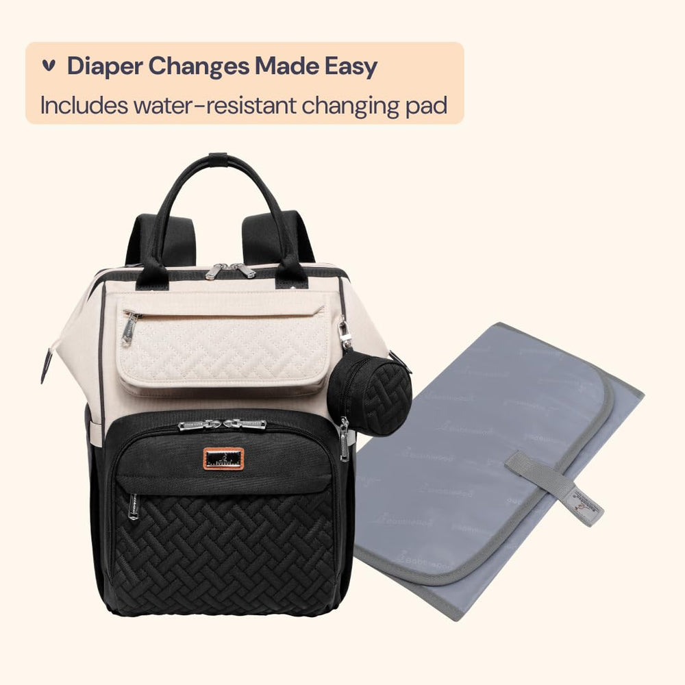 Dedicated pocket fits tablets and laptops up to 15.6 inches.