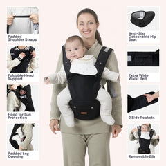 BabbleRoo Grow Carrier back carry for hands-free mobility