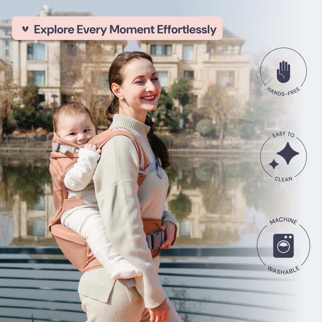 BabbleRoo Grow Carrier padded leg openings reducing pressure points