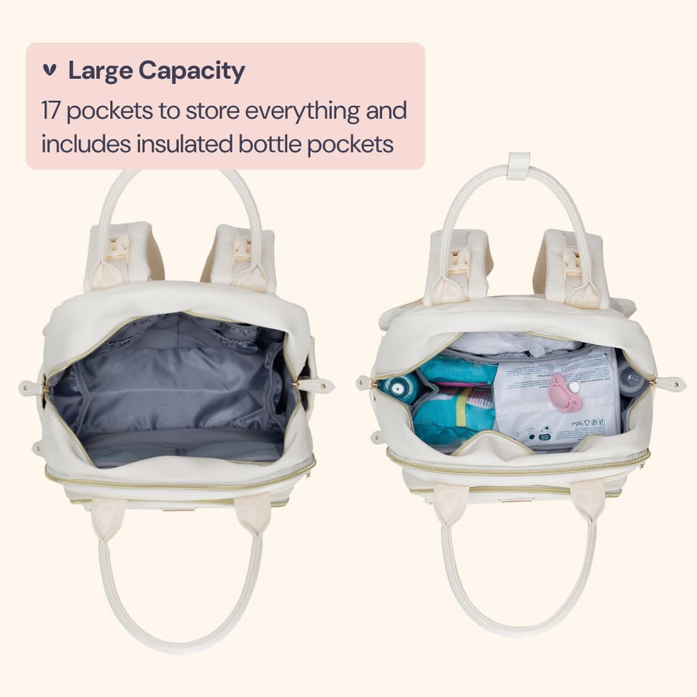 BabbleRoo exterior fabric shows water resistance and easy wipe-clean care.