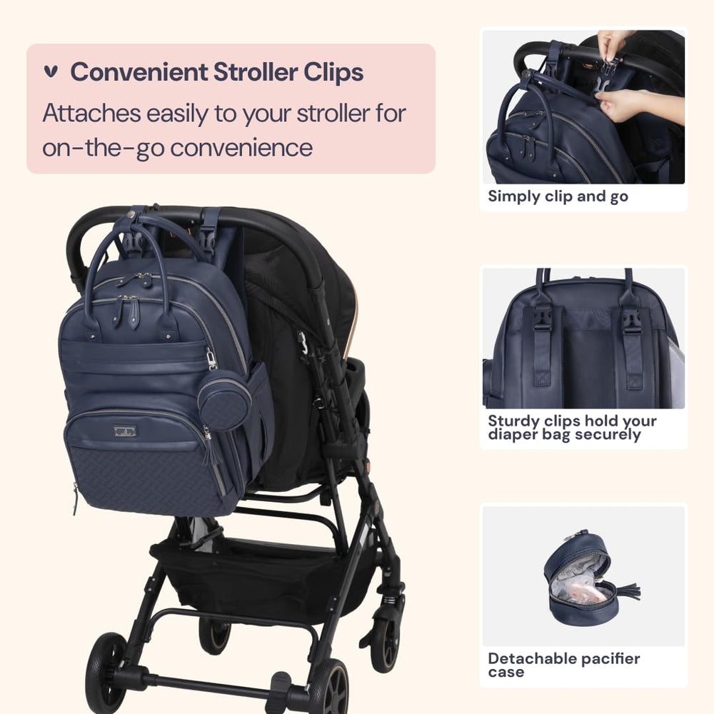BabbleRoo padded back panel and ergonomic straps reduce fatigue.