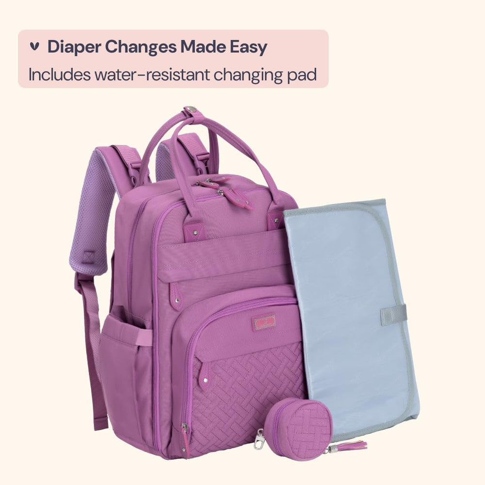 BabbleRoo travel-ready bag that can convert to a hospital or overnight bag.