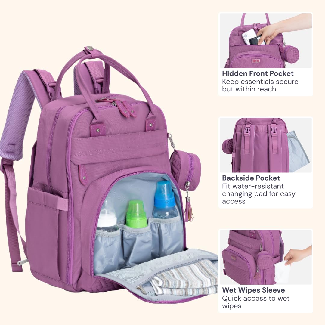 BabbleRoo water-resistant fabric close-up highlighting durable exterior.