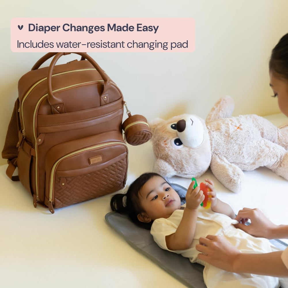 BabbleRoo water-resistant fabric resists moisture for daily use.