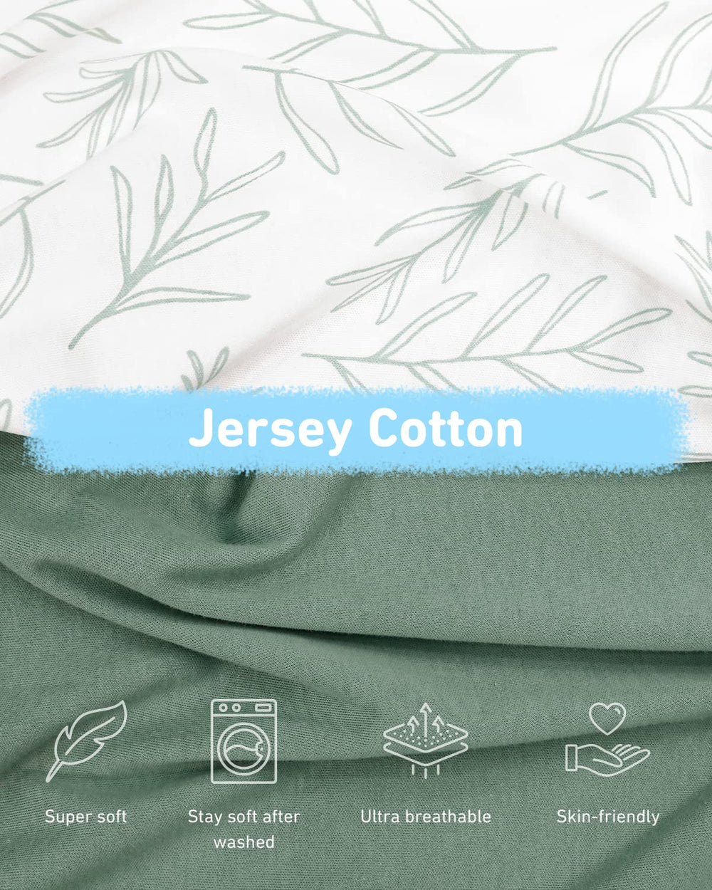 Babebay 2-pack crib sheets for easy swaps and quick laundry days.