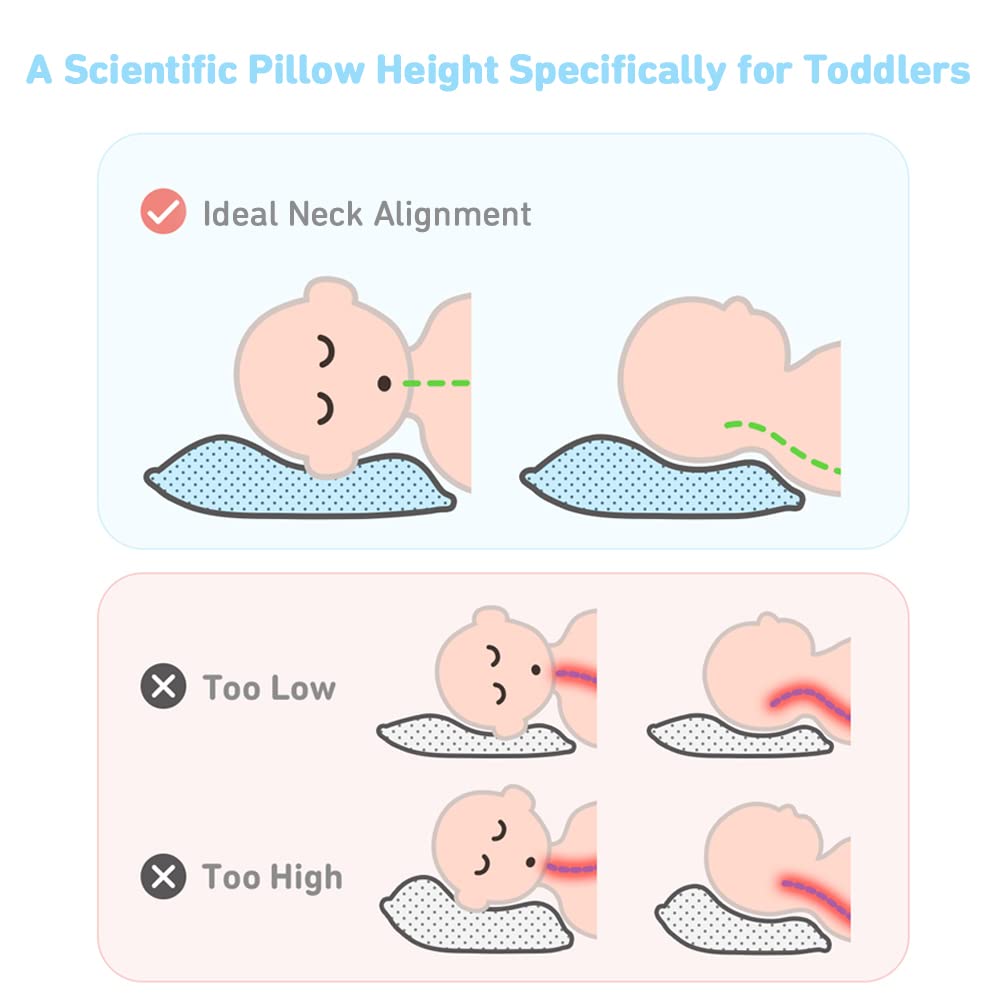 Compact, comfortable Babebay pillow supports cozy nap times.