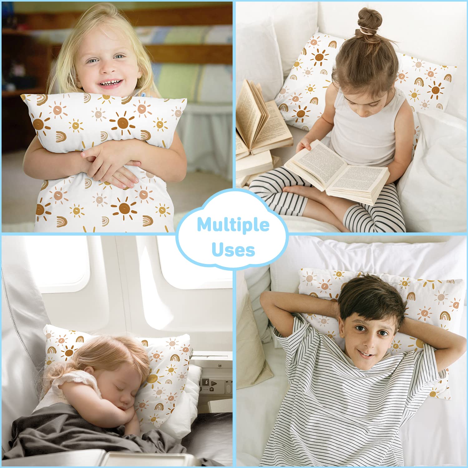 Soft cotton pillowcase from Babebay adds breathable comfort.
