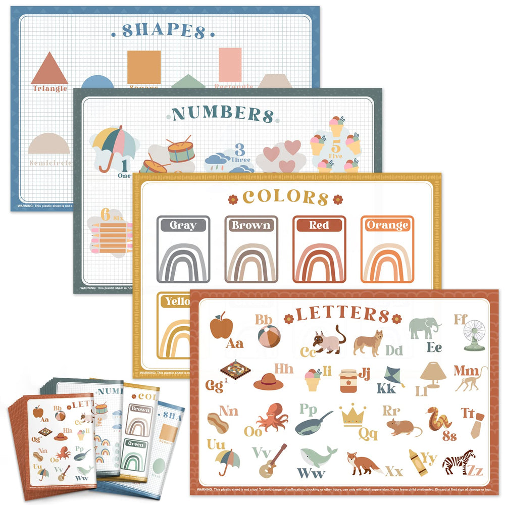 Babebay disposable placemats keep restaurant meals clean.
