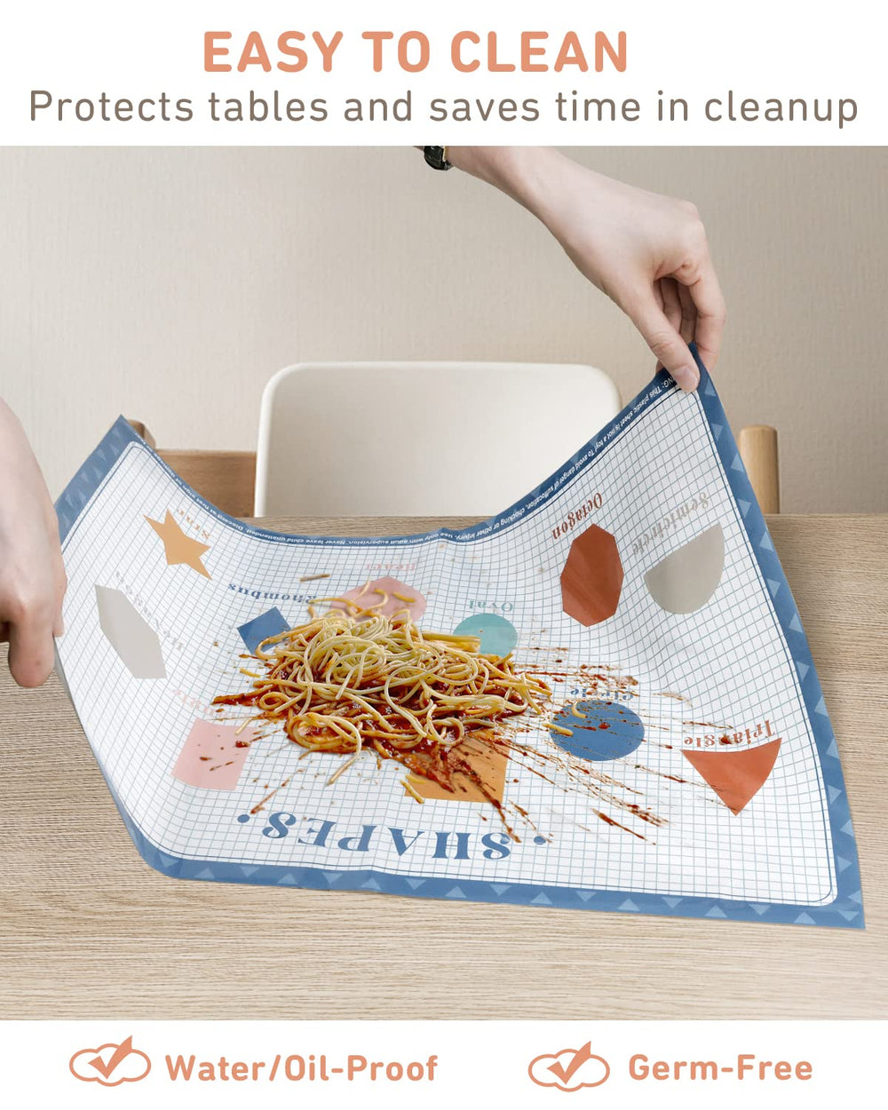 Babebay placemats are lightweight and portable.