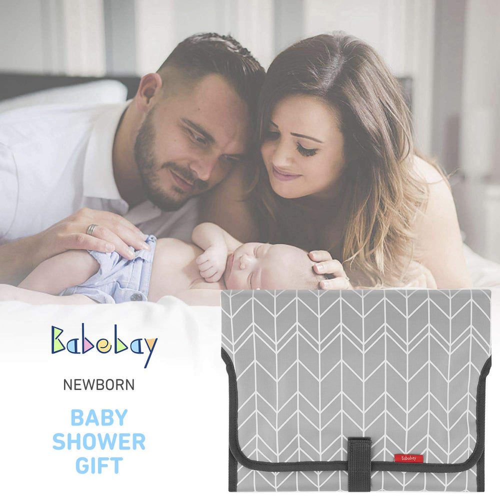 Babebay gift-ready changing mat, ideal for baby showers and registry gifts.