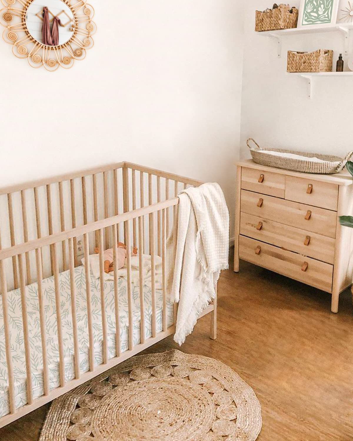 Babebay standard crib 28x52 inch fit for proper mattress compatibility.