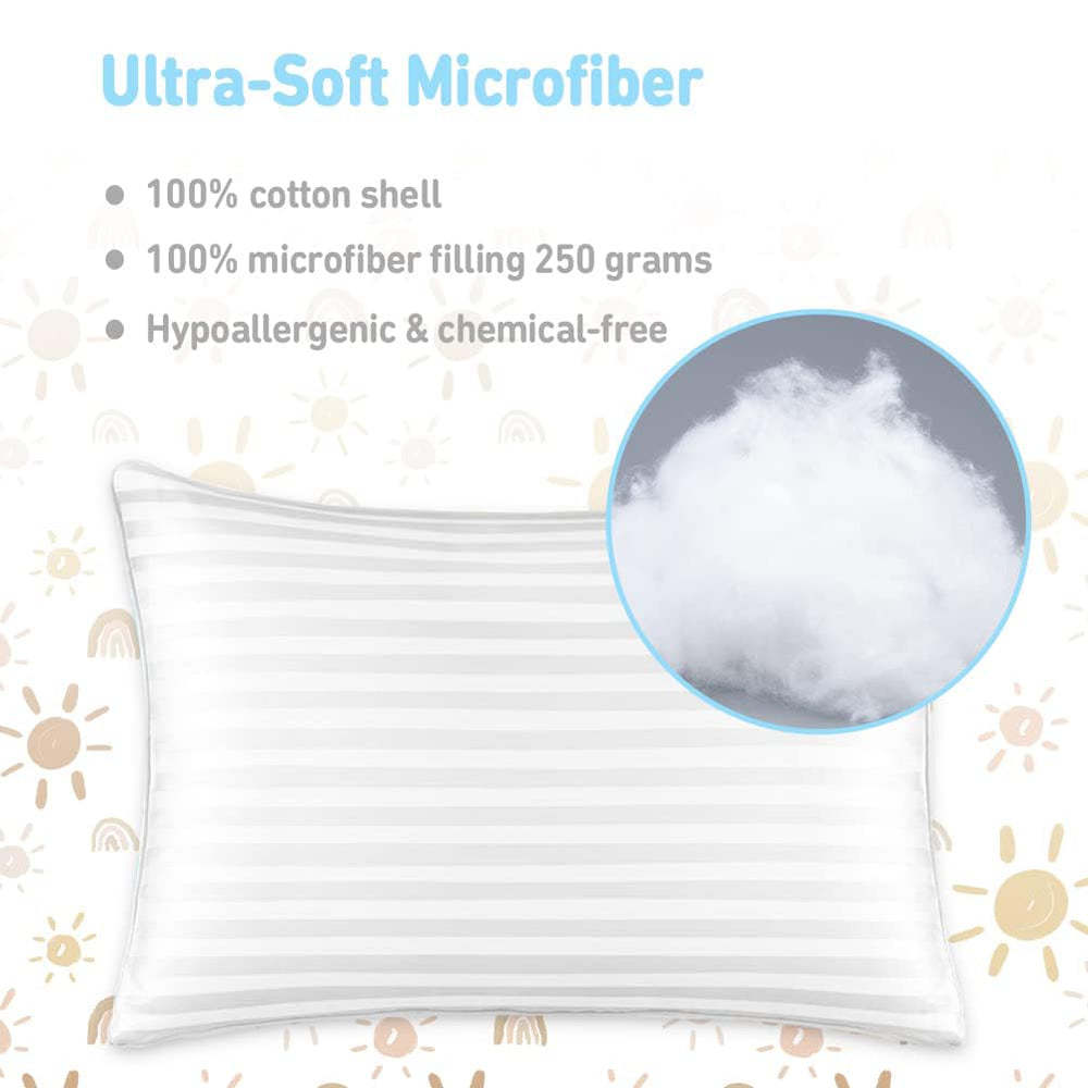 Unisex Babebay design fits any toddler bedding.