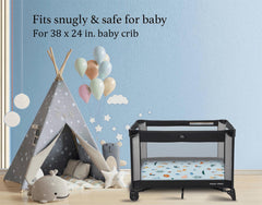 BabeBliss soft memory foam Pack N Play mattress for better alignment