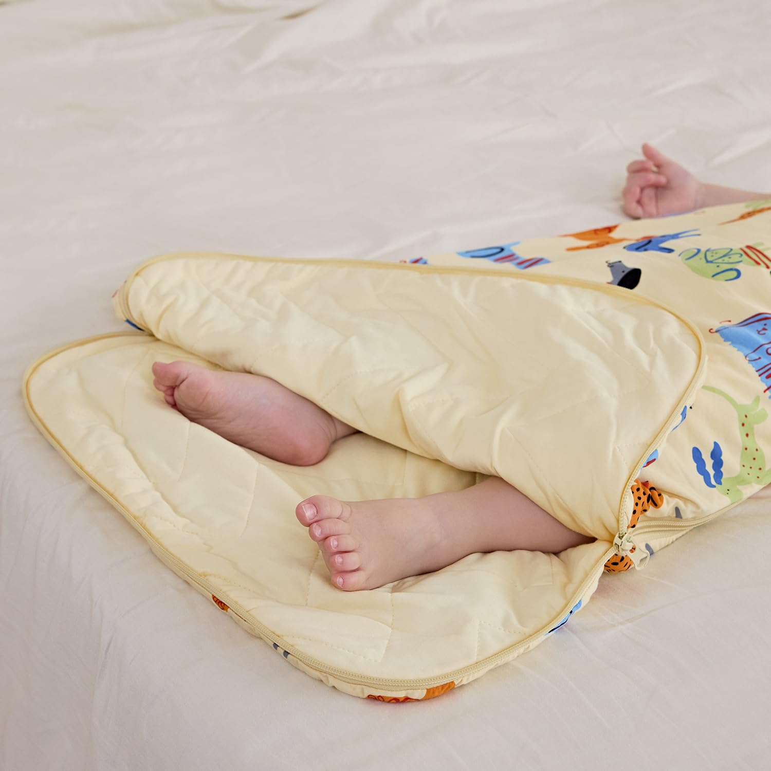 Babee Reshinee features hand-drawn prints for playful baby outfits.