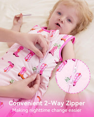 Babee Reshinee sleep sack 1.0 tog provides all-season warmth