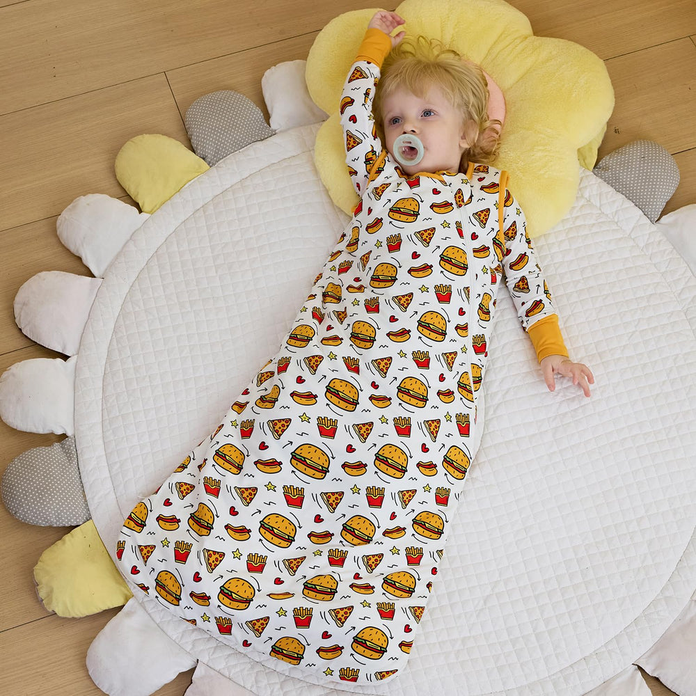 Babee Reshinee sleep sack prints add charm for everyday use.