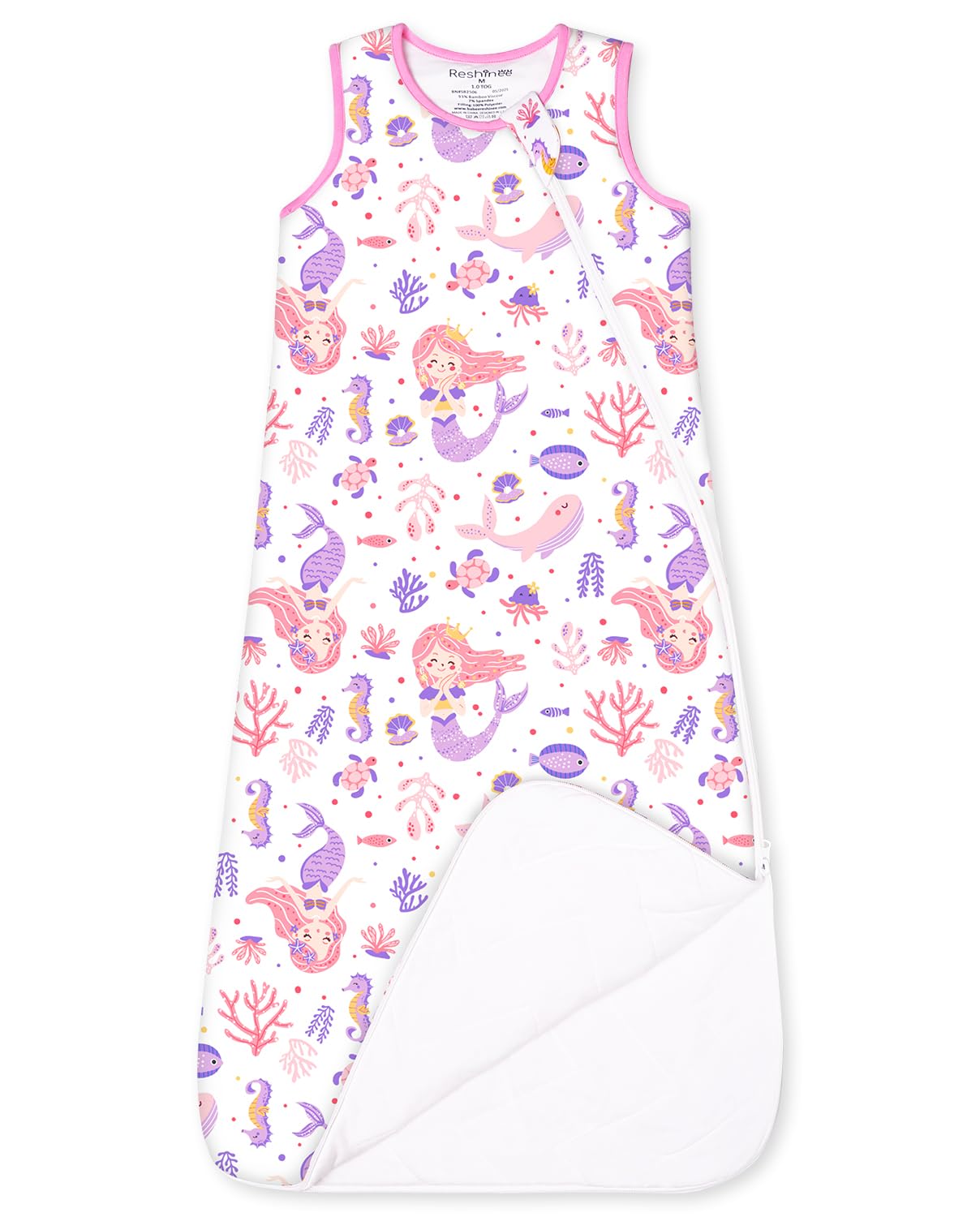 Babee Reshinee sleep sack with cloud-soft bamboo viscose for gentle skin comfort.