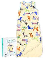 Babee Reshinee sleep sack in soft bamboo fabric provides gentle skin contact and breathable comfort.