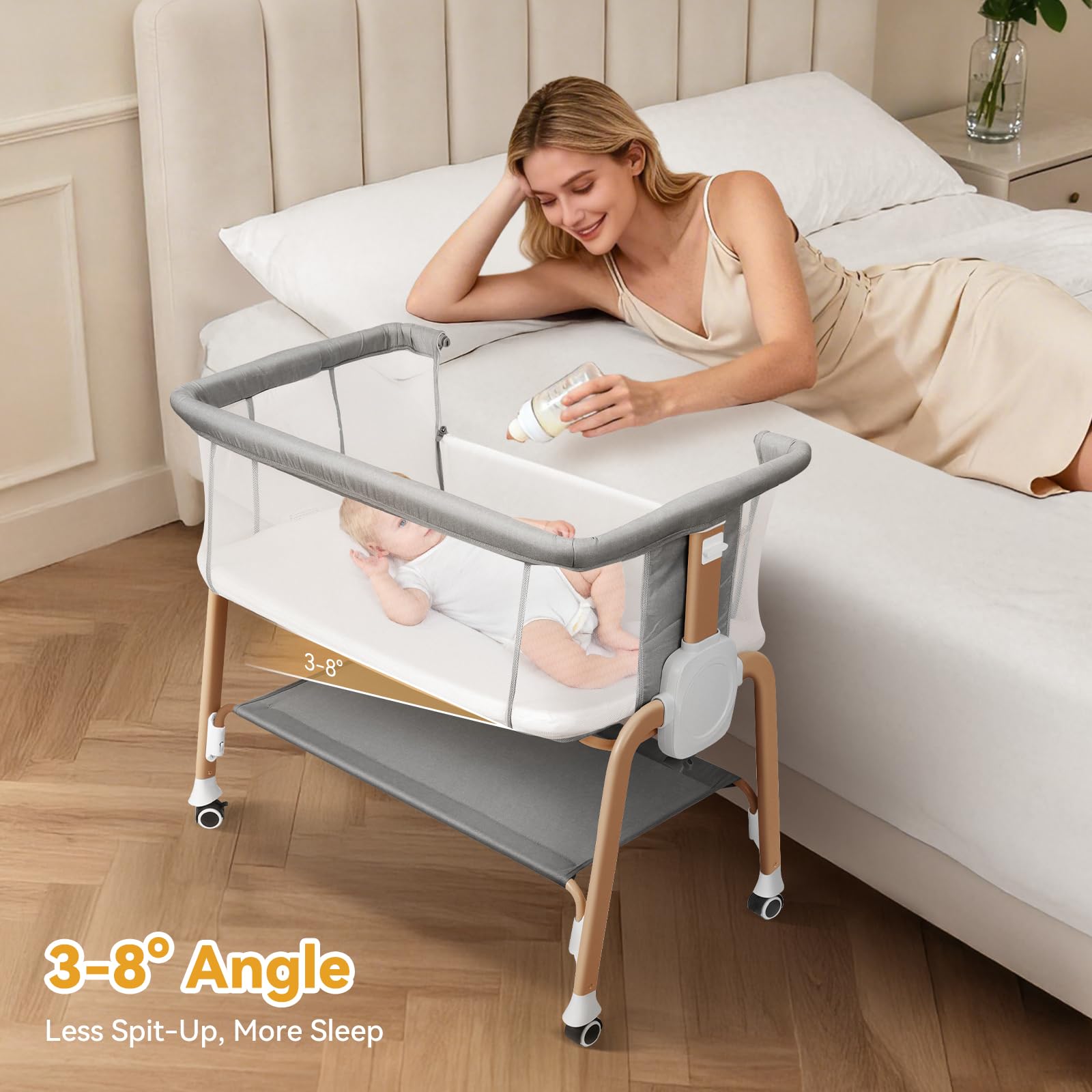 Babehop breathable mesh keeps air circulating for baby comfort