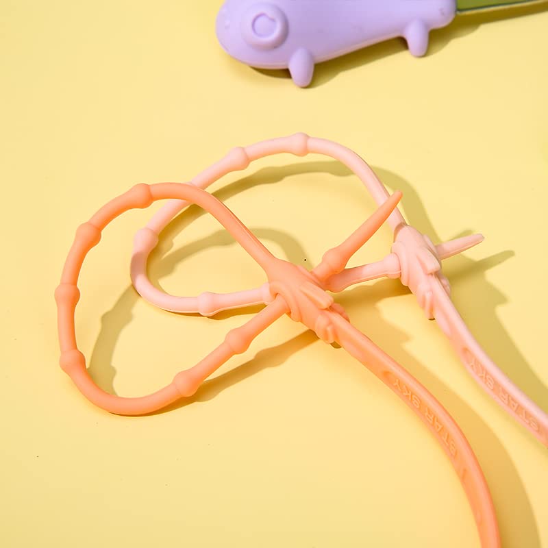 Babeine pacifier-bottle straps secure favorites with a durable buckle.