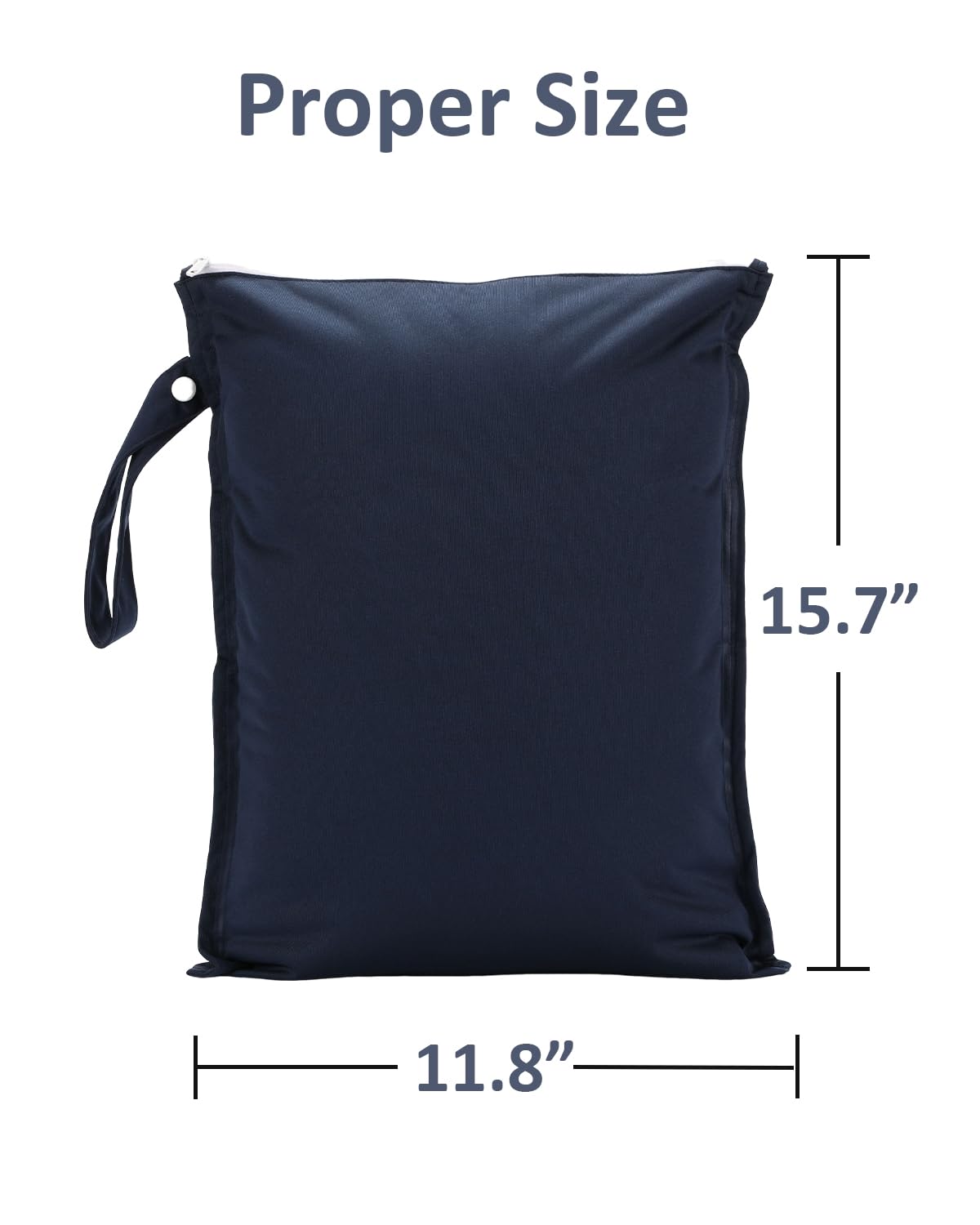 babeine Wet Dry Bag 2Pack diaper and swimsuit storage for travel.