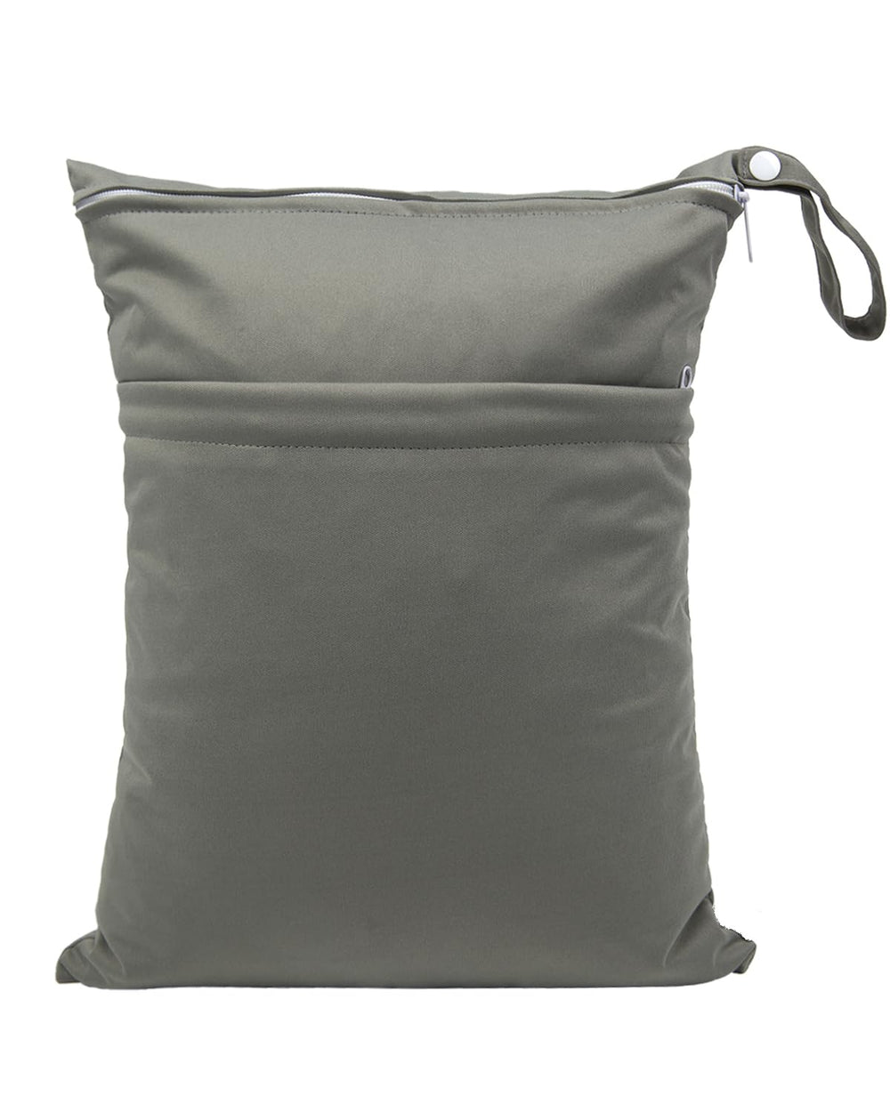Babeine wet dry bag with two zippered pockets keeping wet and dry items organized.