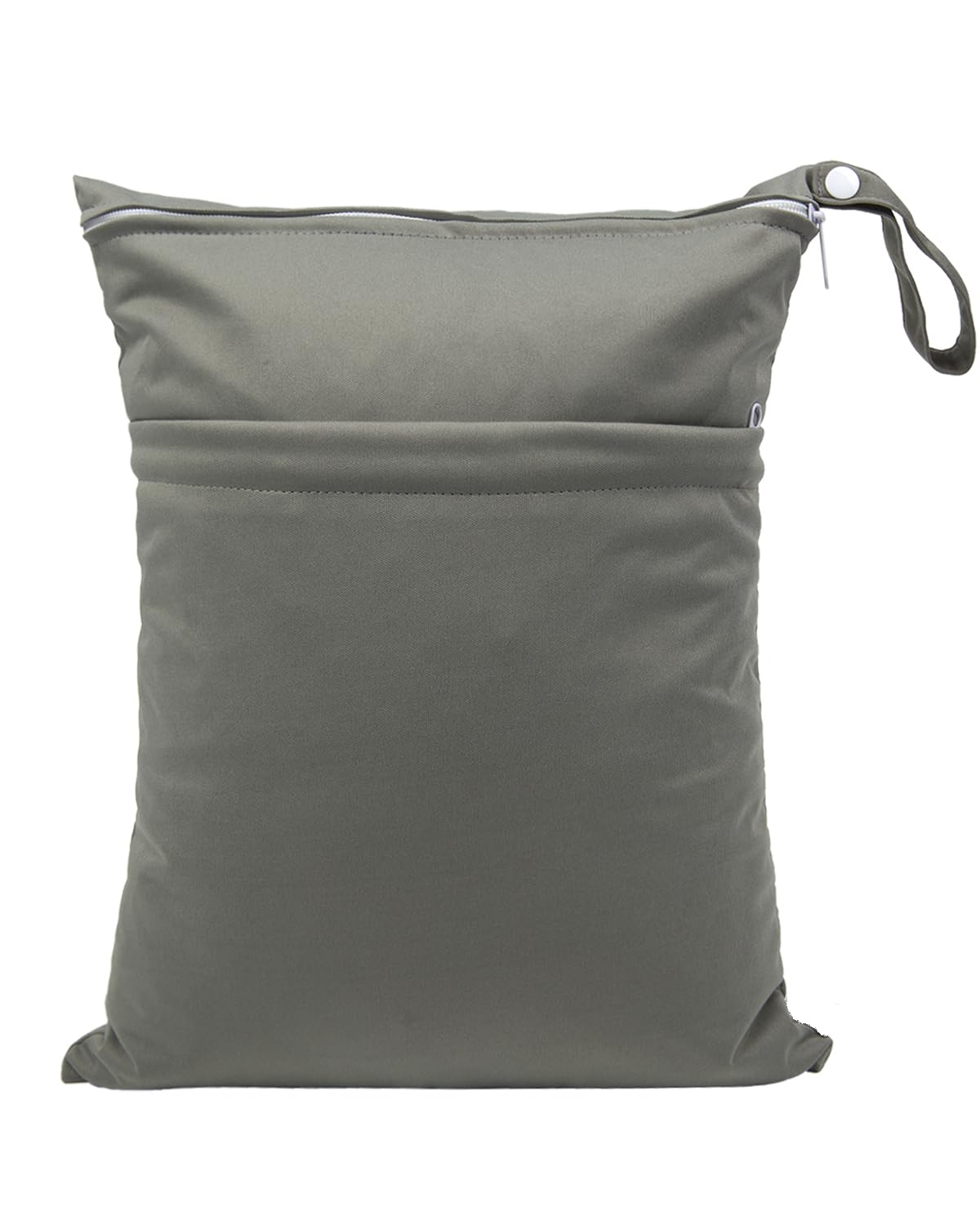 Babeine wet dry bag with two zippered pockets keeping wet and dry items organized.