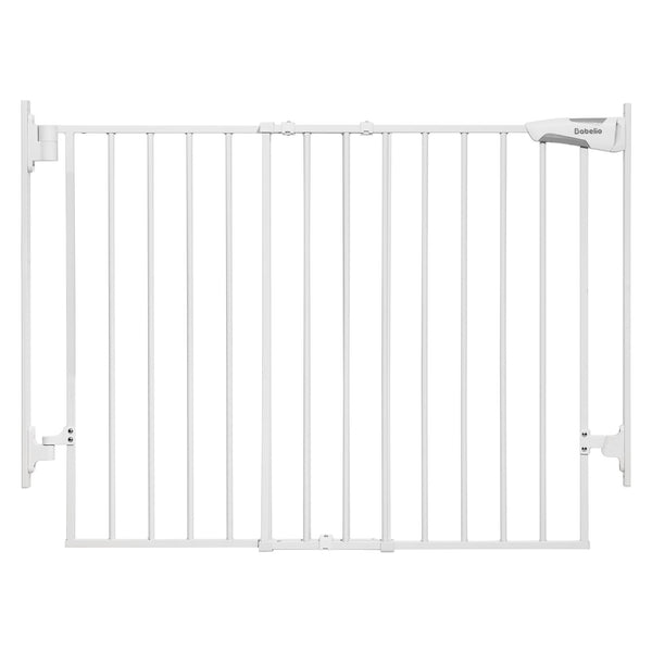 BABELIO 27-45in adjustable gate adapts to doorways and stairs openings.