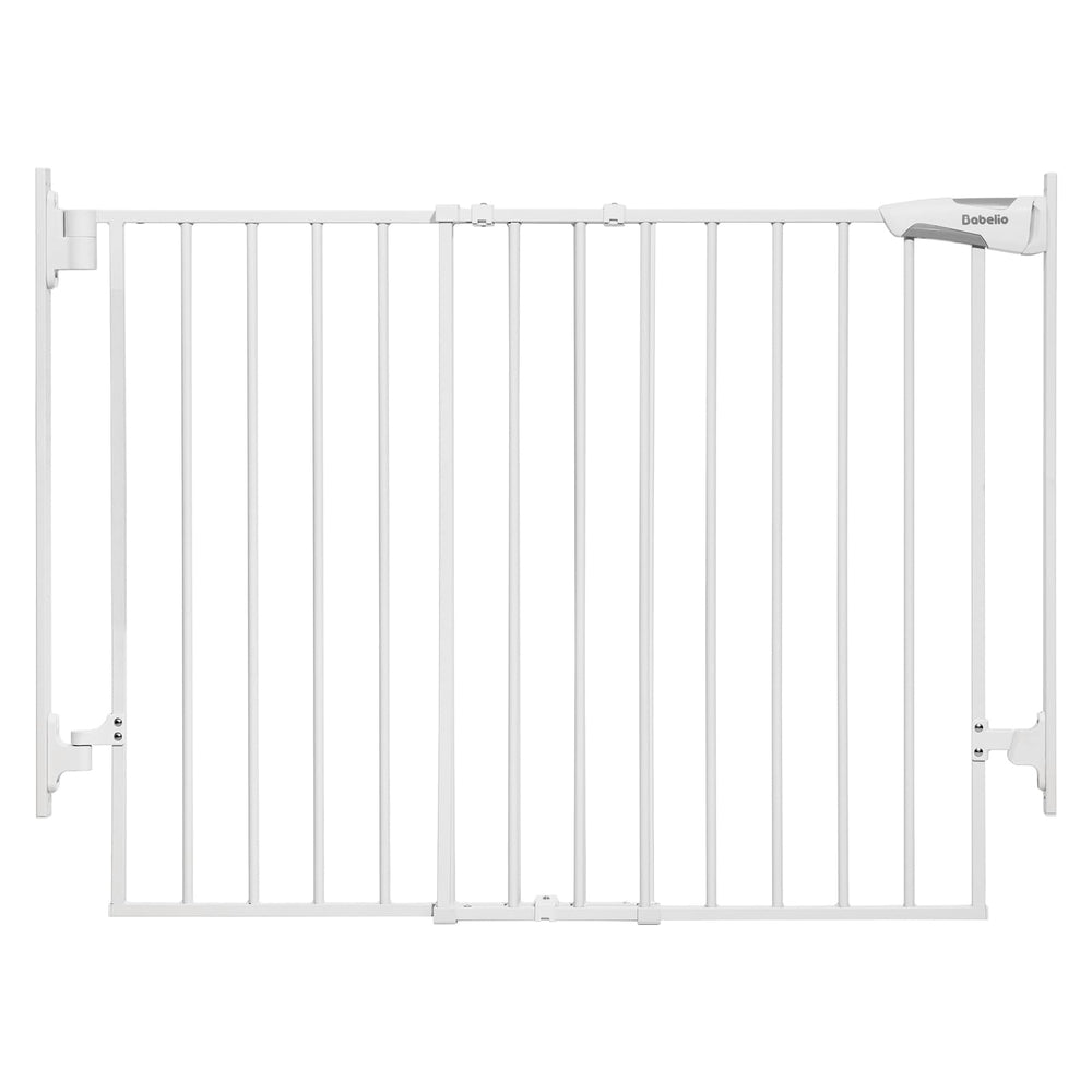 BABELIO 27-45in adjustable gate adapts to doorways and stairs openings.
