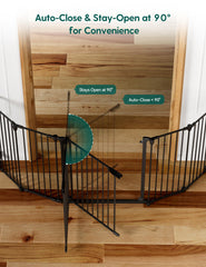 BABELIO 270-degree hinges enable versatile Z or U layouts.