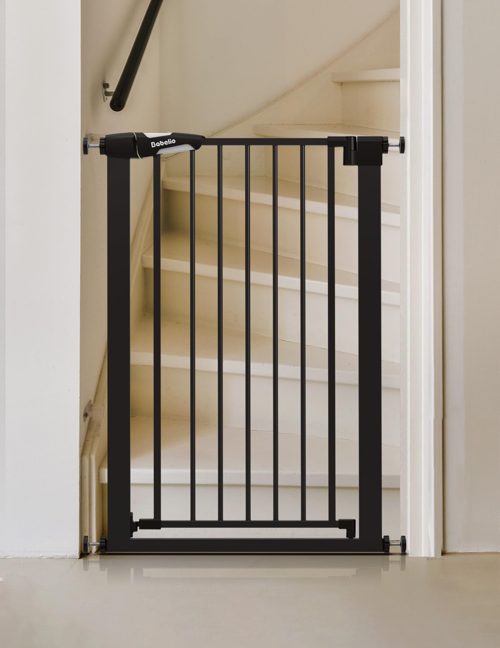 BABELIO 36-inch gate width adjustment from 26 to 28.5 inches.
