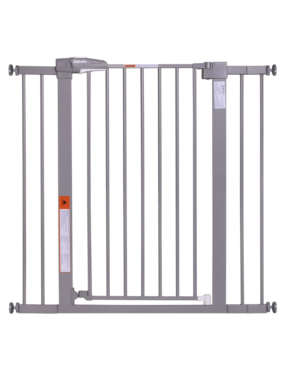 BABELIO 36in tall gate assembly shows tool-free setup for busy homes