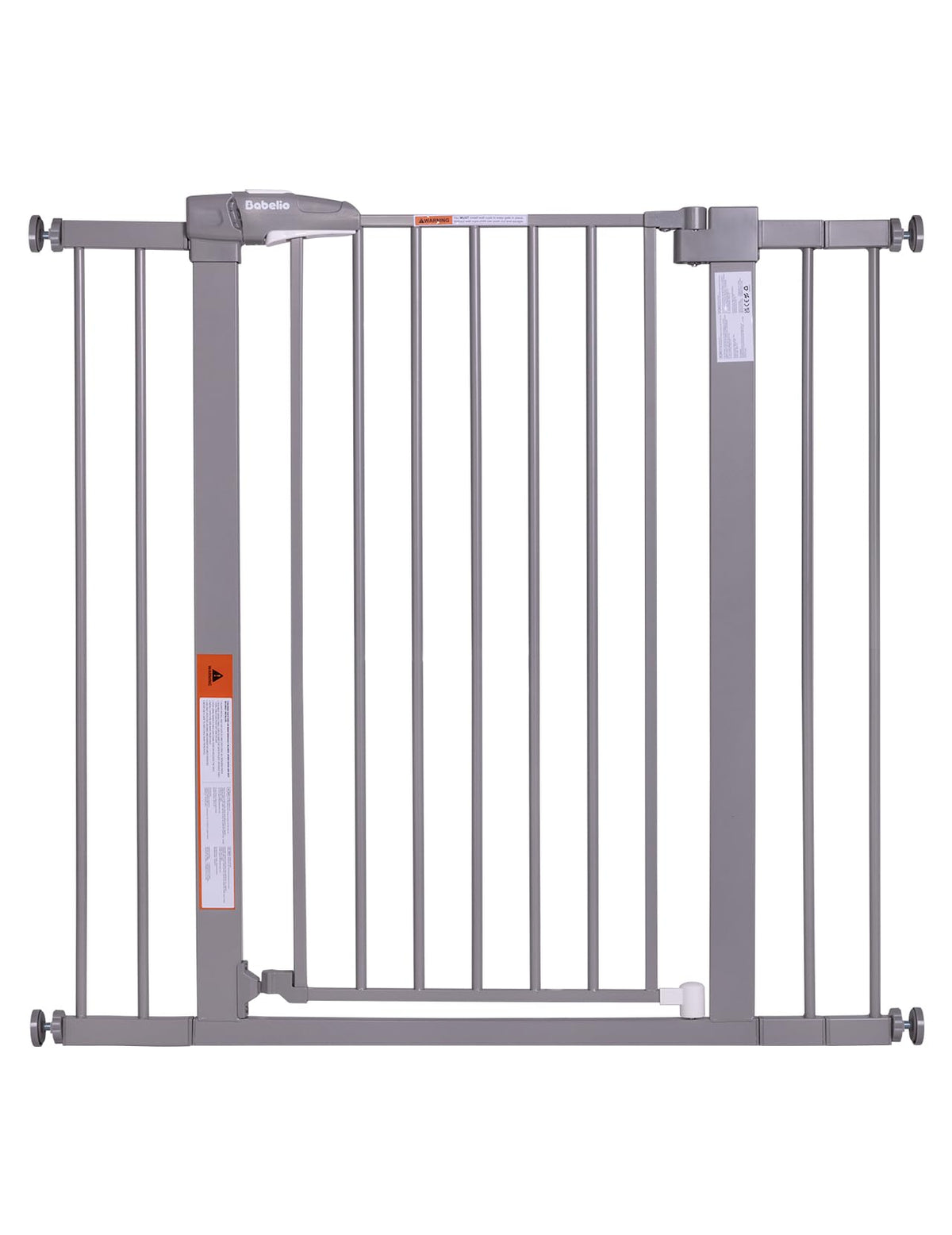BABELIO 36in tall gate assembly shows tool-free setup for busy homes