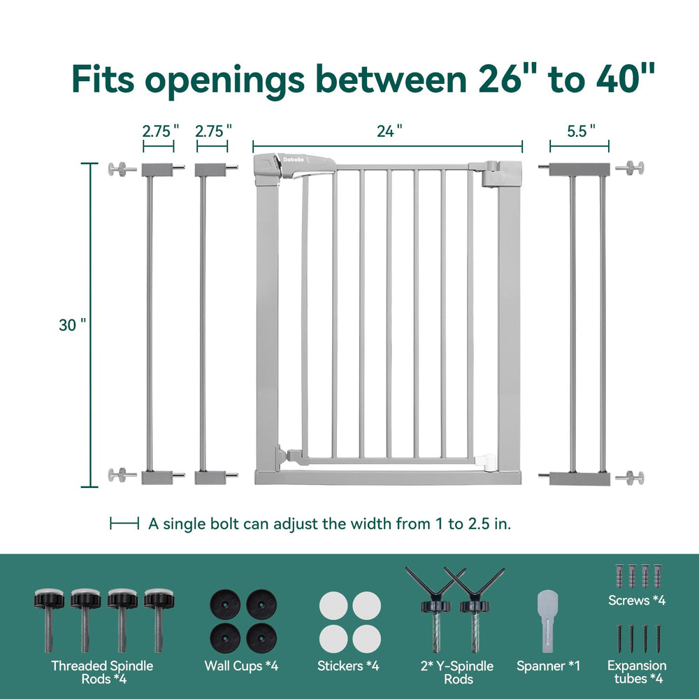 BABELIO double-lock walk-through door provides secure access with one hand